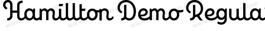 Hamillton Demo Regular字体转换